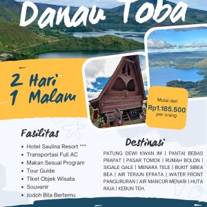 2H1M Danau Toba