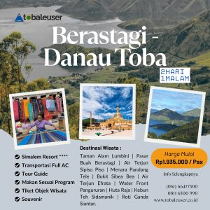 2H1M Berastagi - Danau Toba