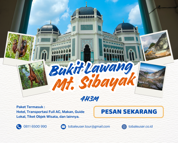 4H3M Bukit Lawang - Mt. Sibayak - Medan